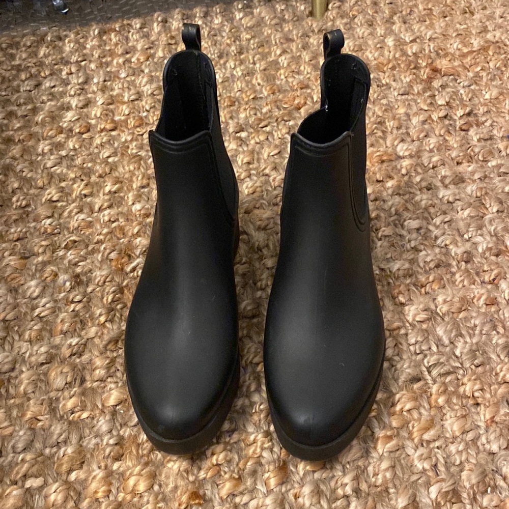 Jeffrey Campbell Black Military Boots